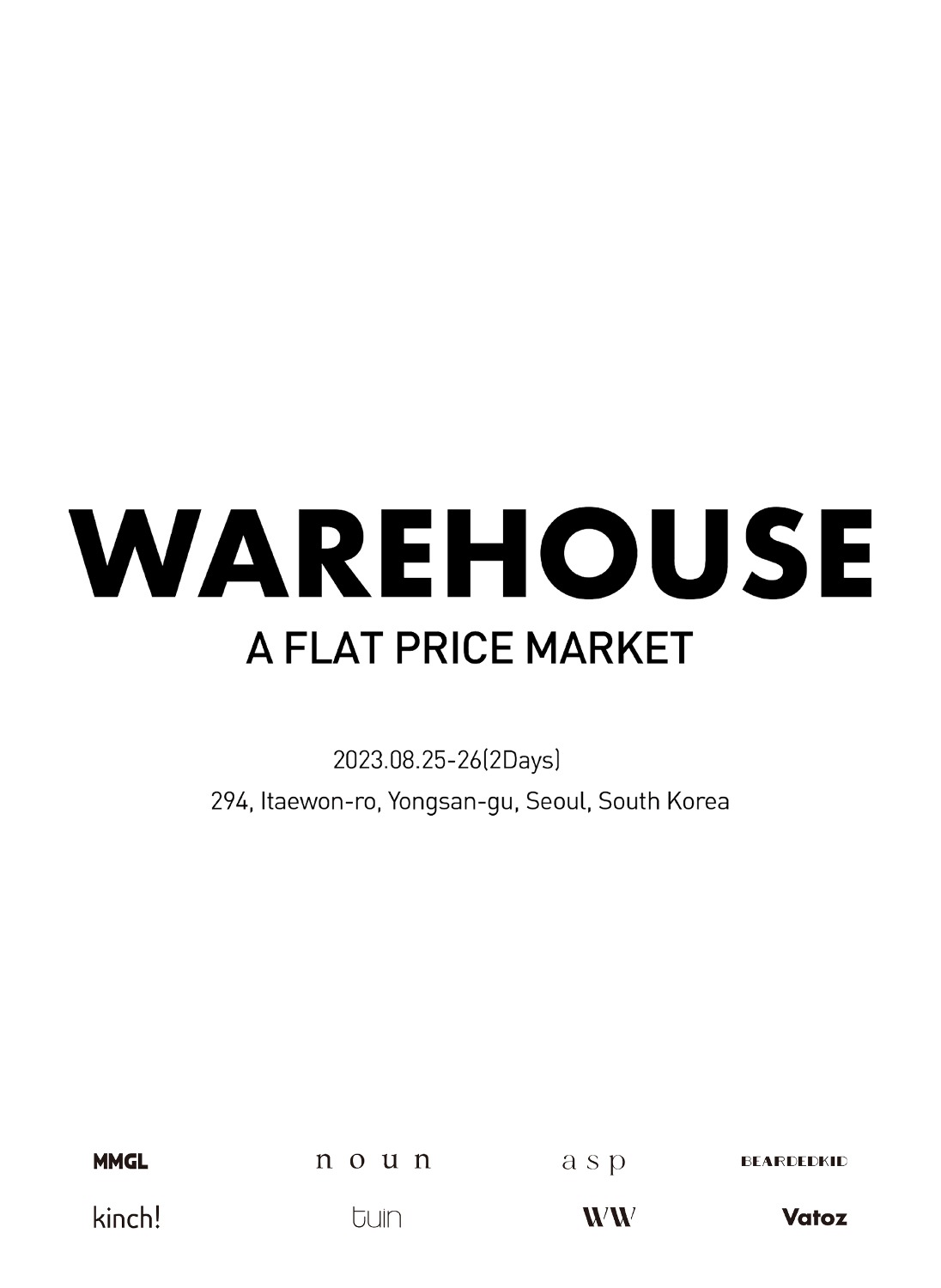 WAREHOUSE POP-UP STORE #2